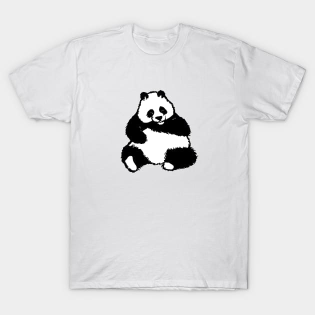 Panda T-Shirt by scdesigns